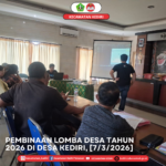 Pembinaan Lomba Desa di Desa Kediri